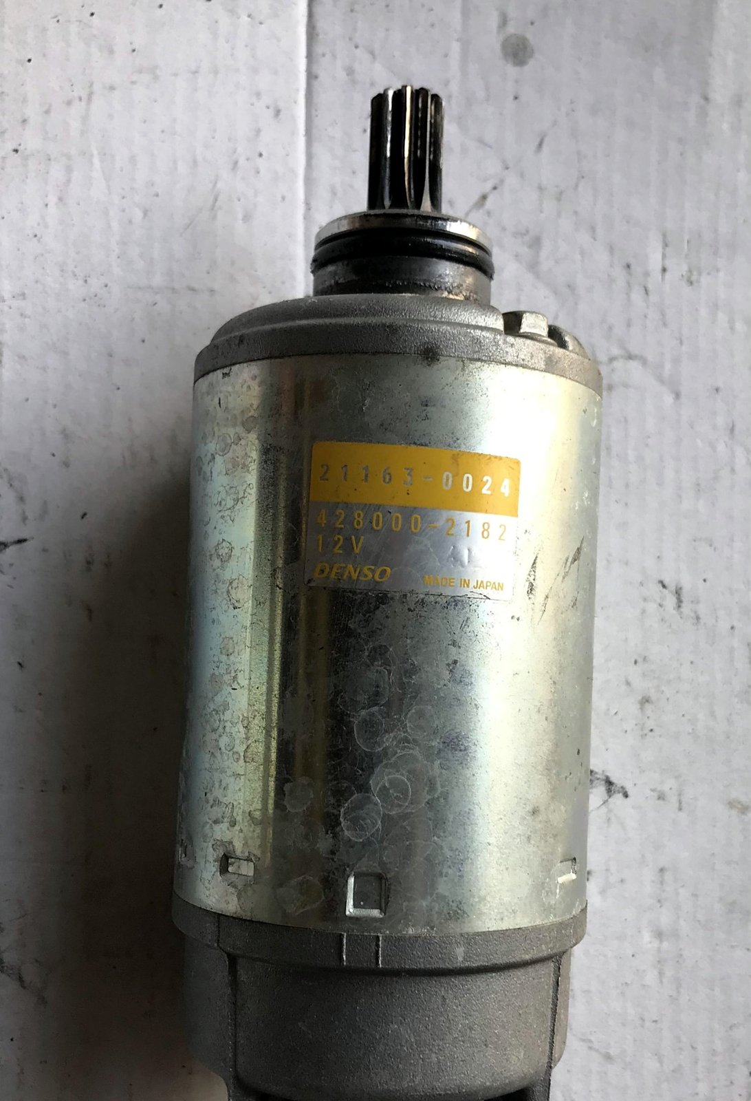 Denso starter motor Kawasaki 2007