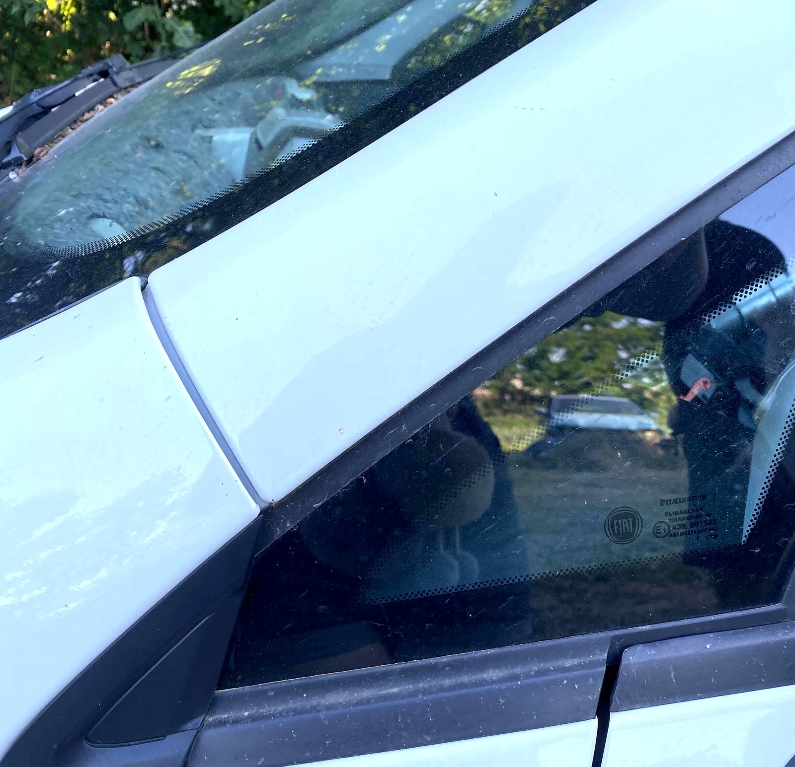 Quarter window glass Fiat Grande Punto-Punto Evo