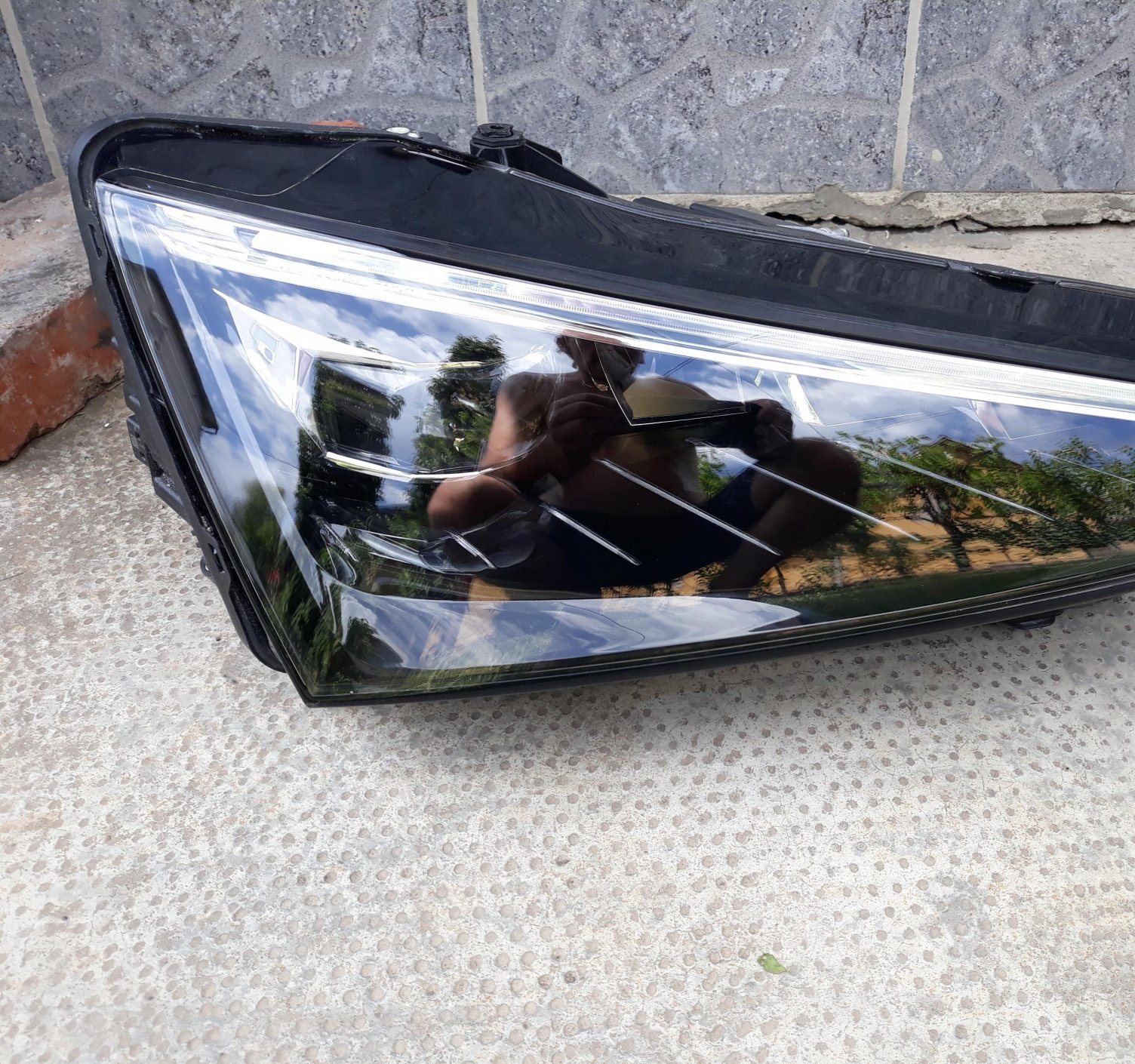 Right full LED headlight Škoda Scala