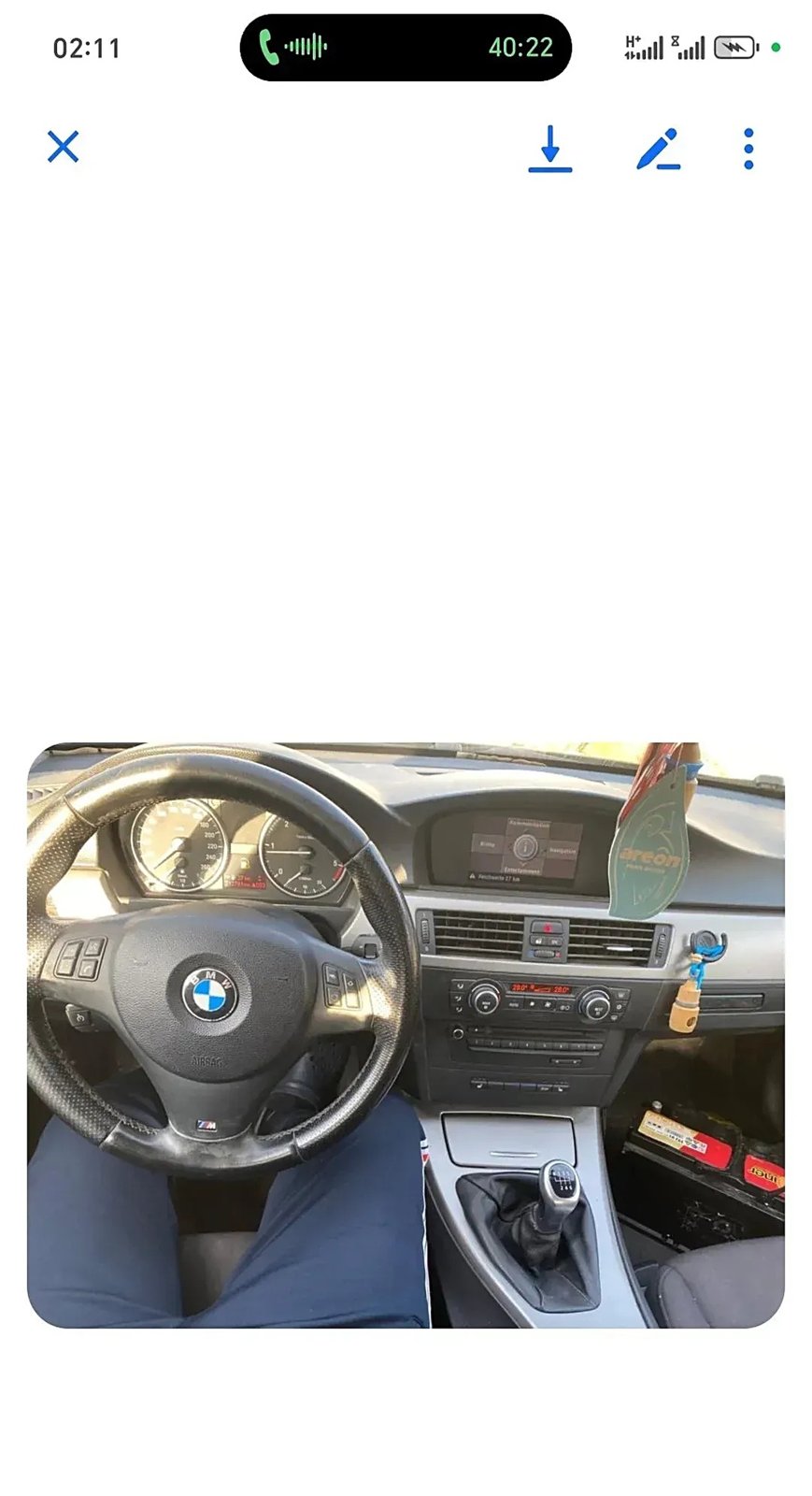 Airbag BMW E90 E87 E91