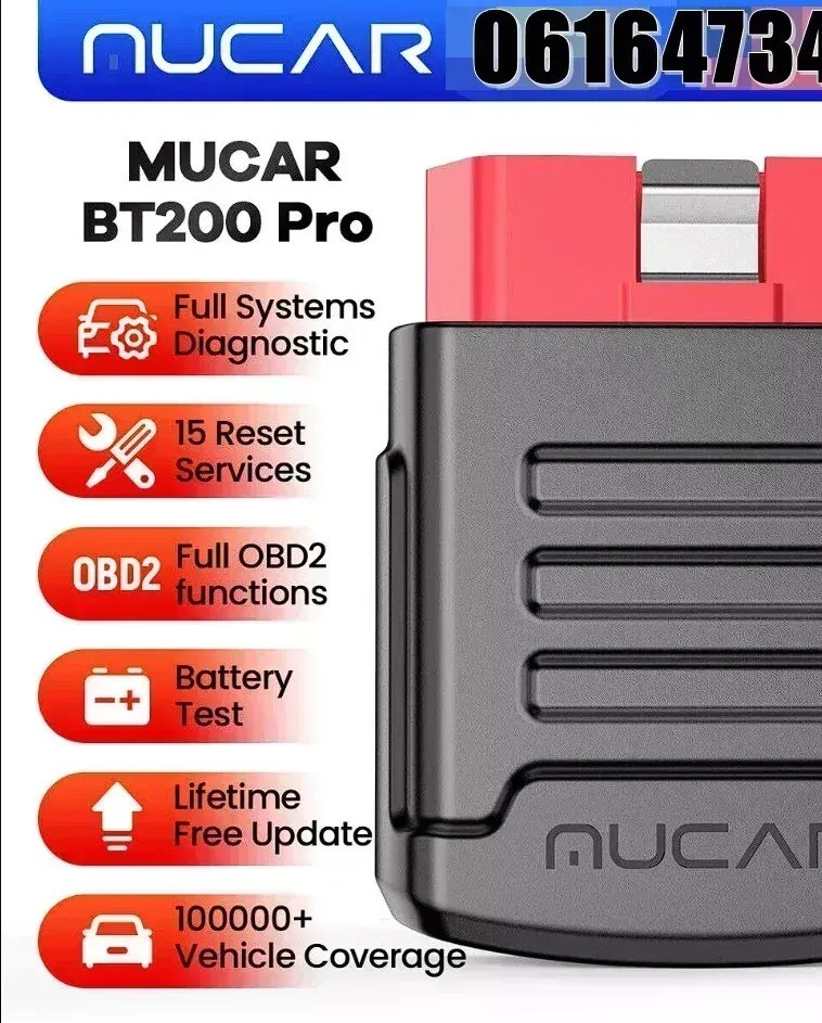 MUCAR BT200 Pro OBD2 Автомобильный диагностический сканер