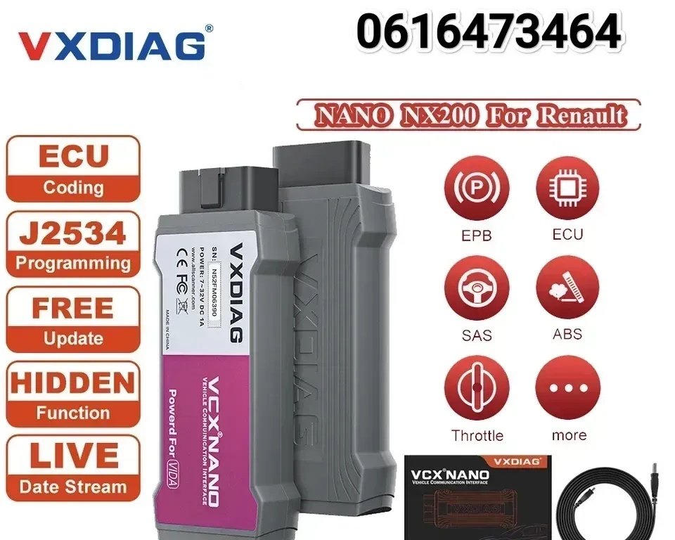 NX200 Renault OBD2 Diagnostic Scanner
