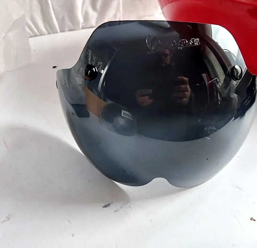 Original visors for Vespa helmets