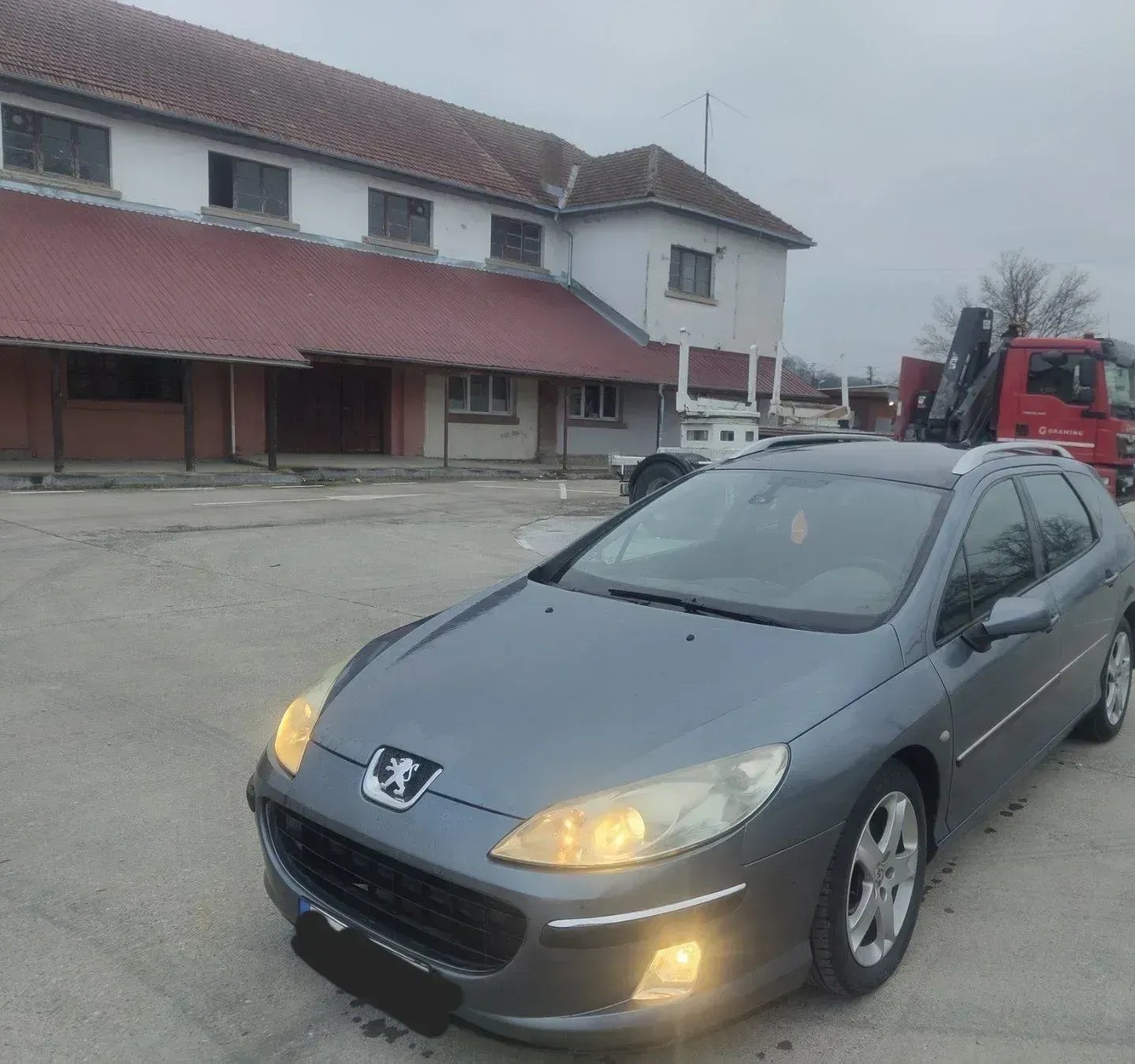Front bumper Peugeot 407
