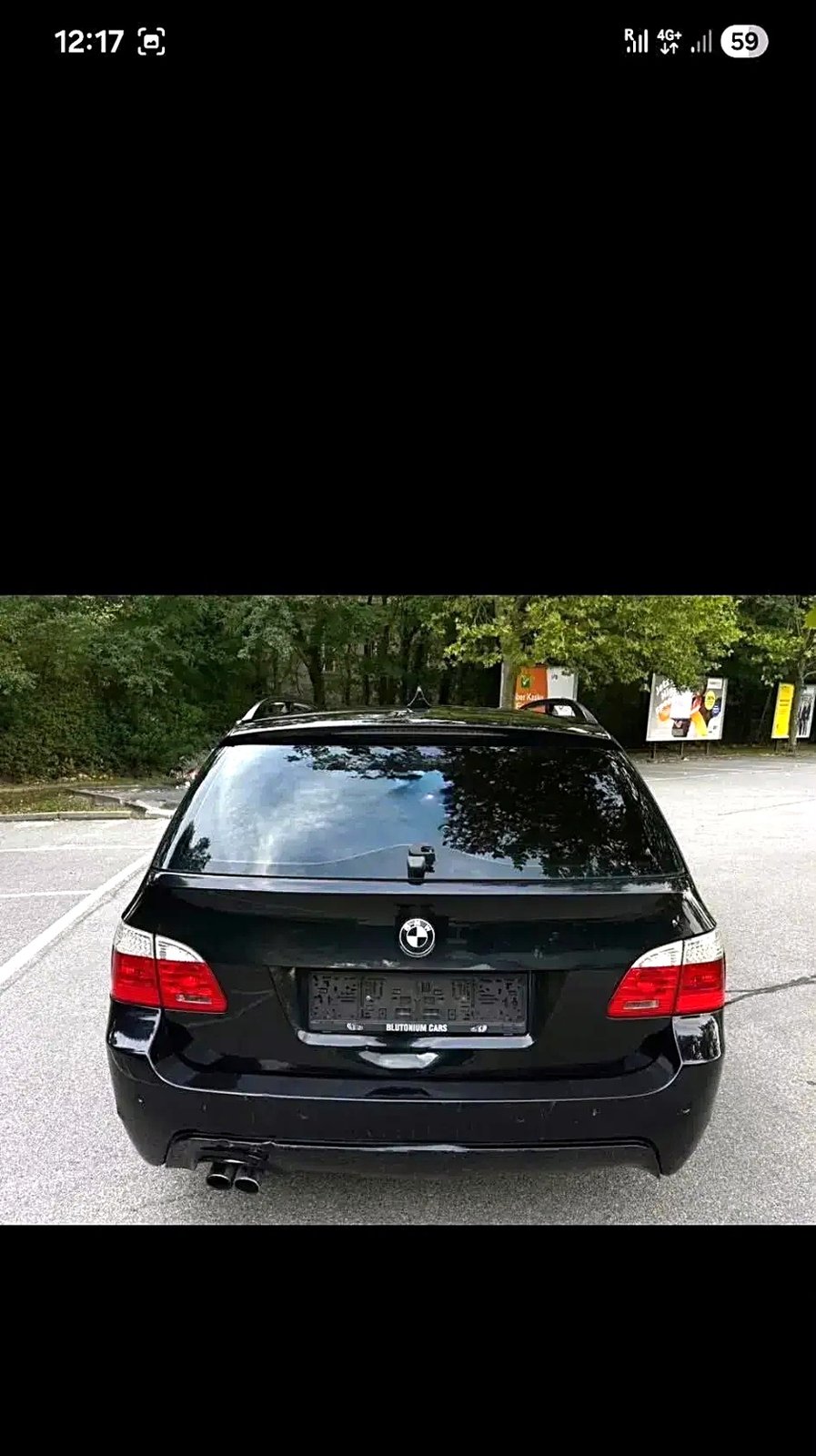 Rear M bumper BMW E61