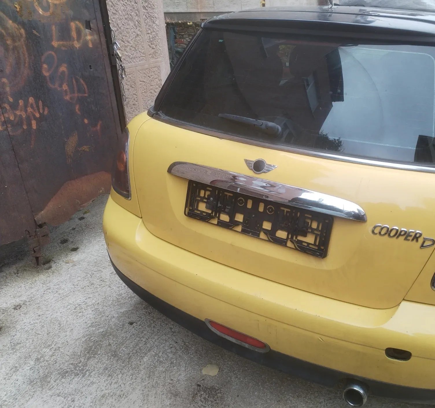 Rear bumper Mini Cooper R56