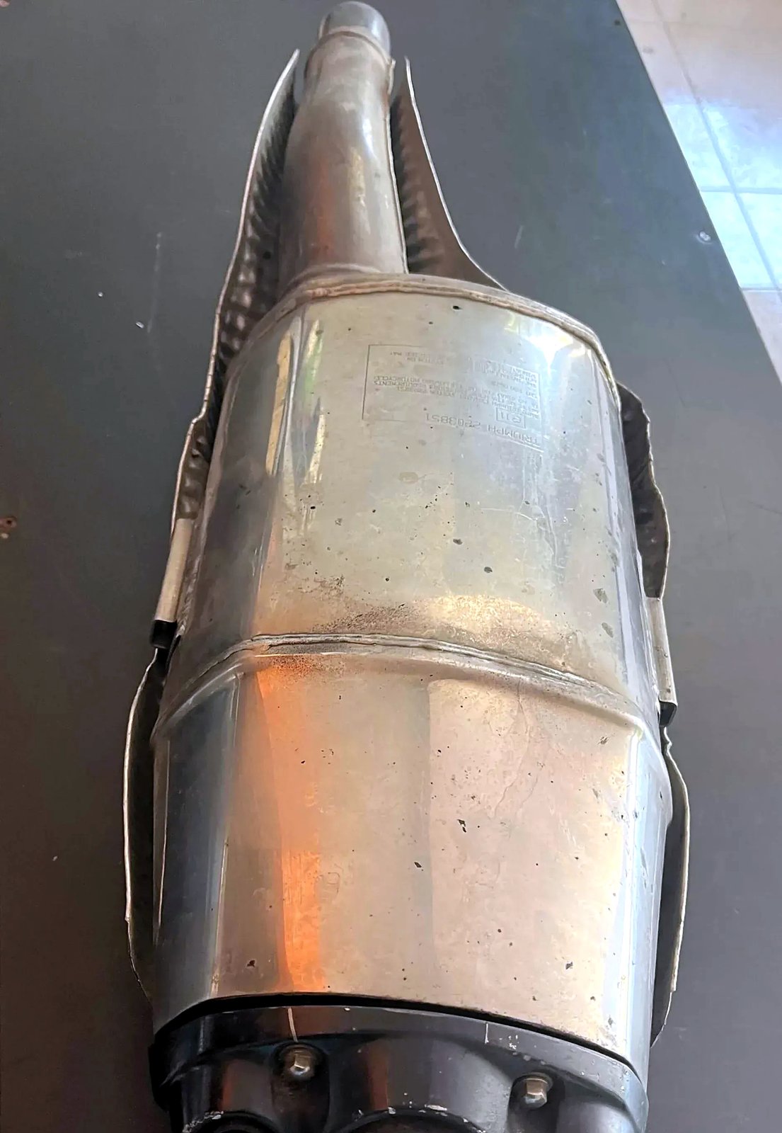 Triumph Daytona 675 factory exhaust