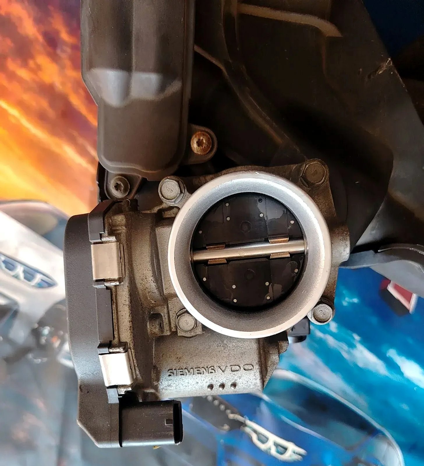 Throttle flap BMW N43