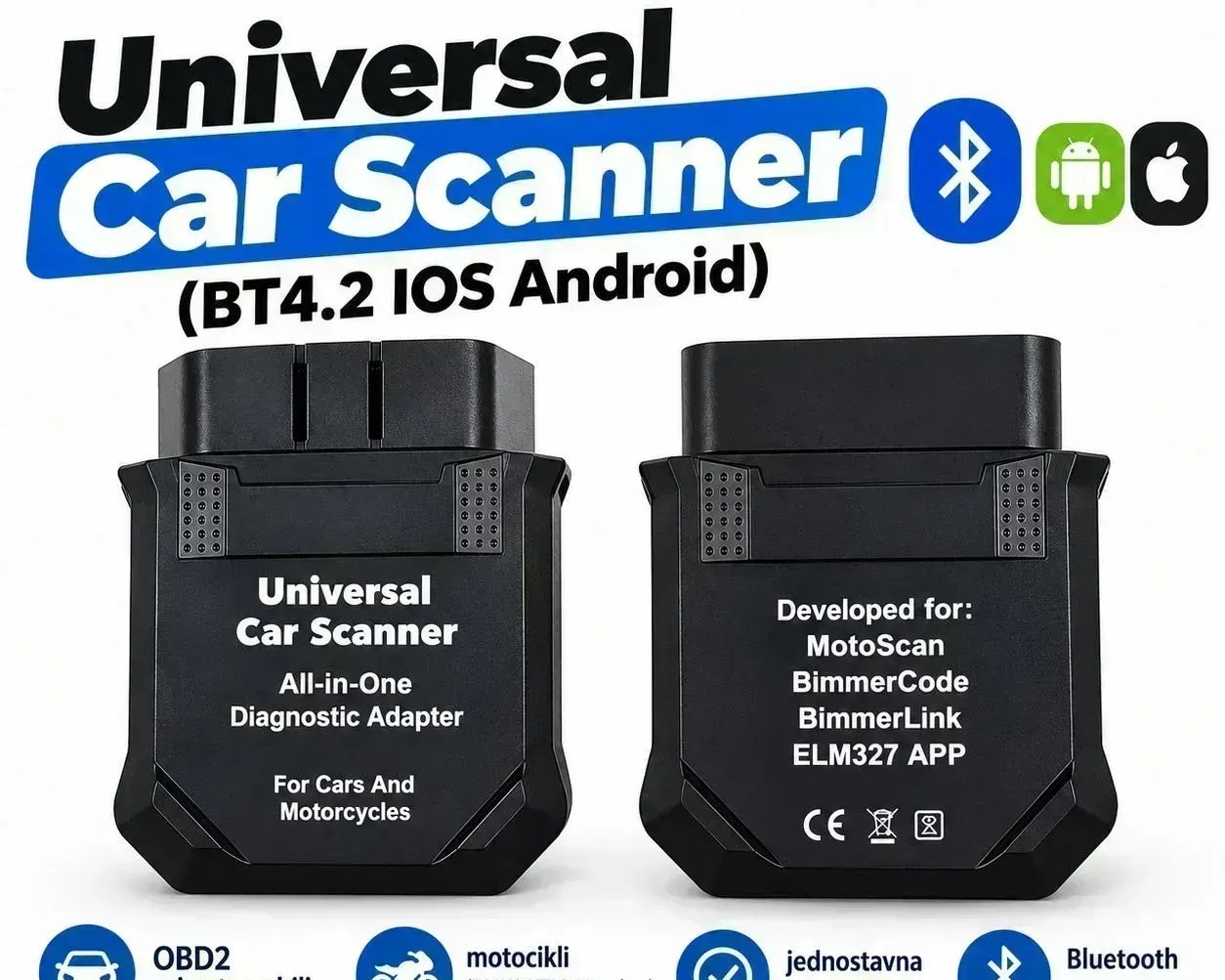 UCS Bluetooth OBD2 BMW Diagnostic Scanner