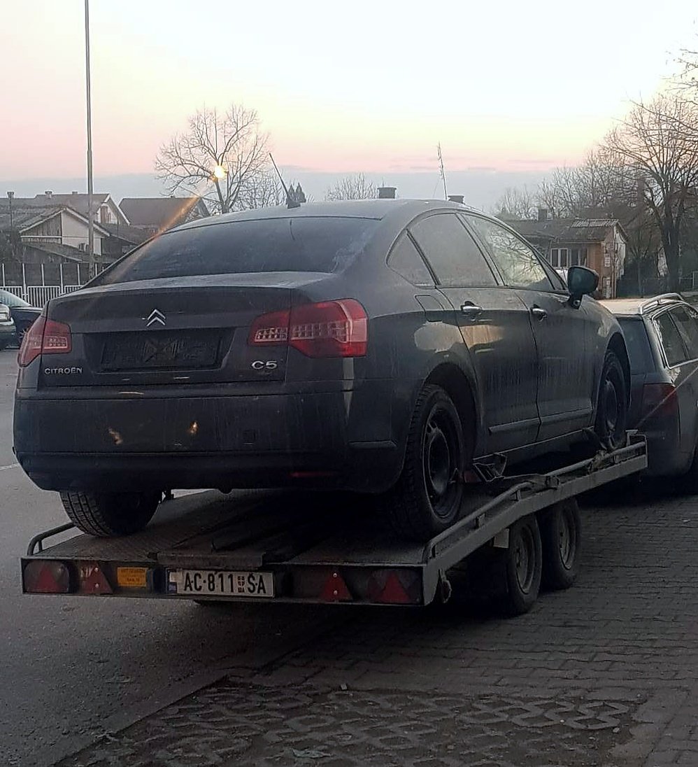 Rear tailgate Citroen C5 X7 limousine