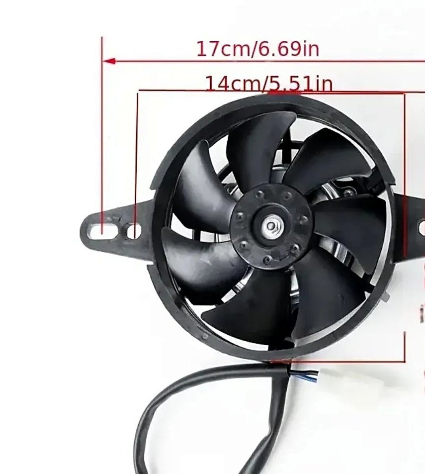 Cooling fans for ATV, cross, sport and TD engines