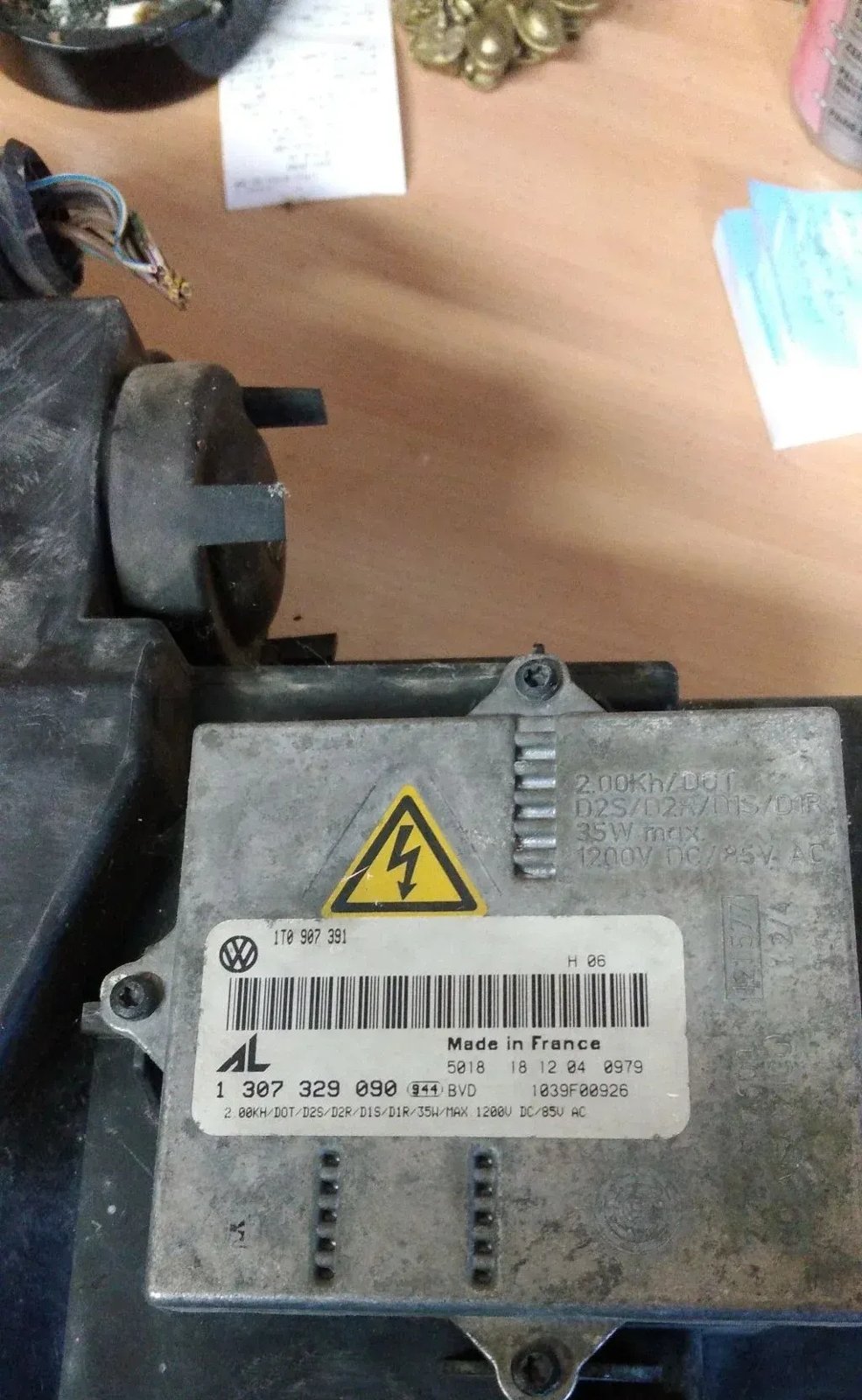 Xenon ballast VW Golf 5