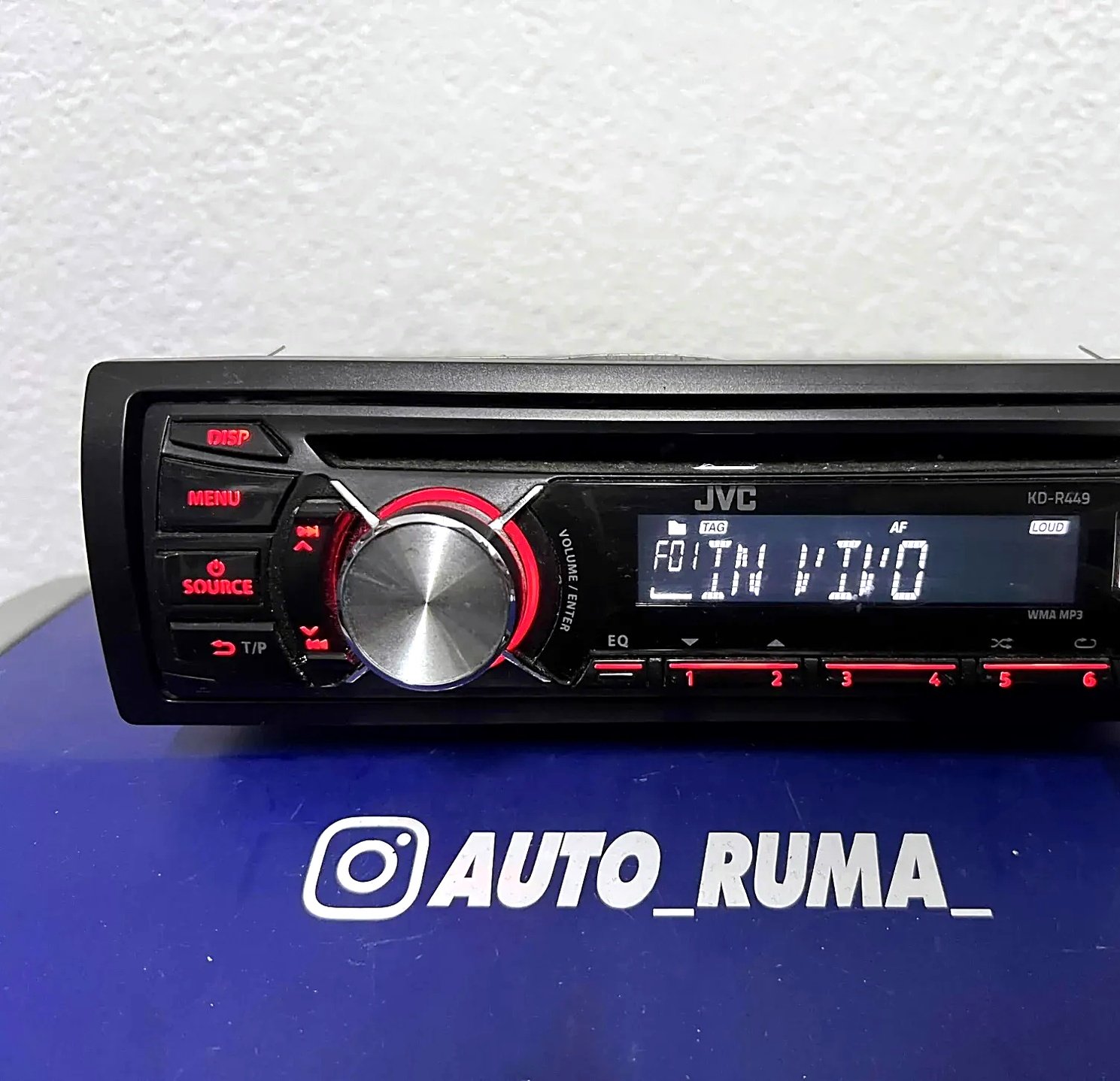 JVC KD-R449 CD radio Aux USB