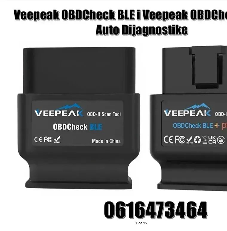 OBDCheck BLE and BLE+ Bluetooth OBD2 Diagnostic Scanner