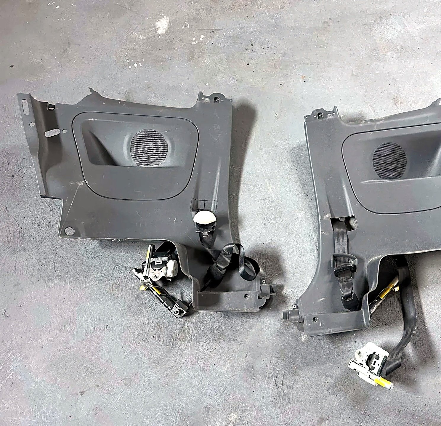 Fiat 500 rear upholstery